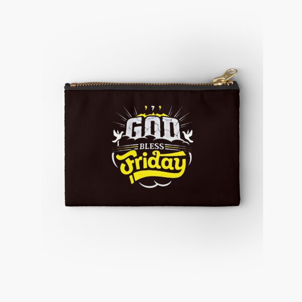Item preview, God bless Friday quotes airpod case designed and sold by CopperAndReeds.