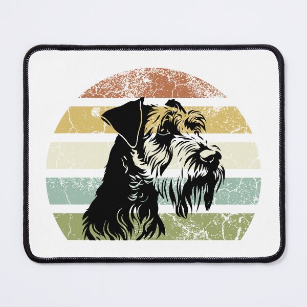 Item preview, Vintage Schnauzer Dog Retro Sunset – Cute Schnauzer Lover Gift designed and sold by Fig Tree Lane - Art &Tees.
