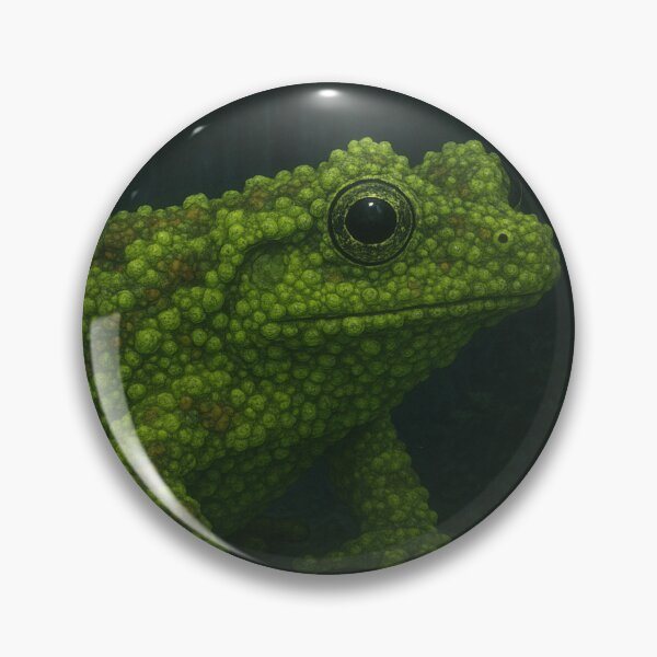 Item preview, Mossy Frog in Lush Forest – Theloderma corticale Wildlife designed and sold by NocturnalNook.