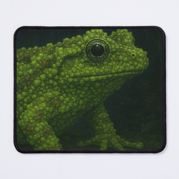 Item preview, Mossy Frog in Lush Forest – Theloderma corticale Wildlife designed and sold by NocturnalNook.