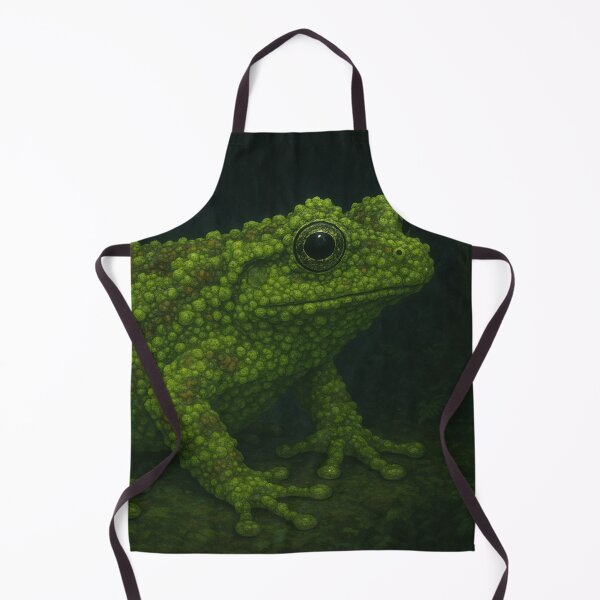 Item preview, Mossy Frog in Lush Forest – Theloderma corticale Wildlife designed and sold by NocturnalNook.