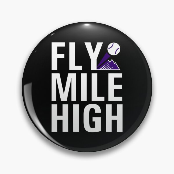 Item preview,  Fly Mile High White (Colorado Rockies) designed and sold by Janaerzog.