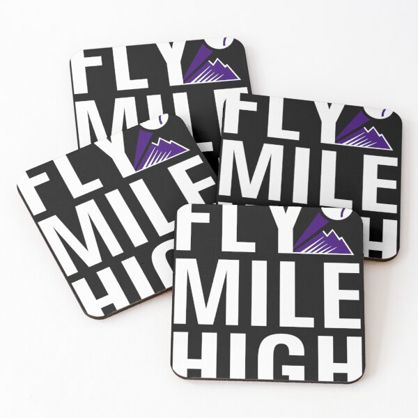Item preview,  Fly Mile High White (Colorado Rockies) designed and sold by Janaerzog.