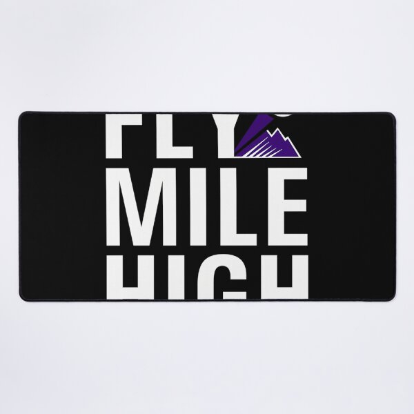 Item preview, Fly Mile High White (Colorado Rockies) designed and sold by Janaerzog.