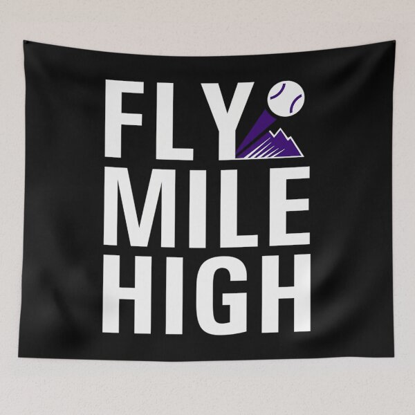 Item preview,  Fly Mile High White (Colorado Rockies) designed and sold by Janaerzog.