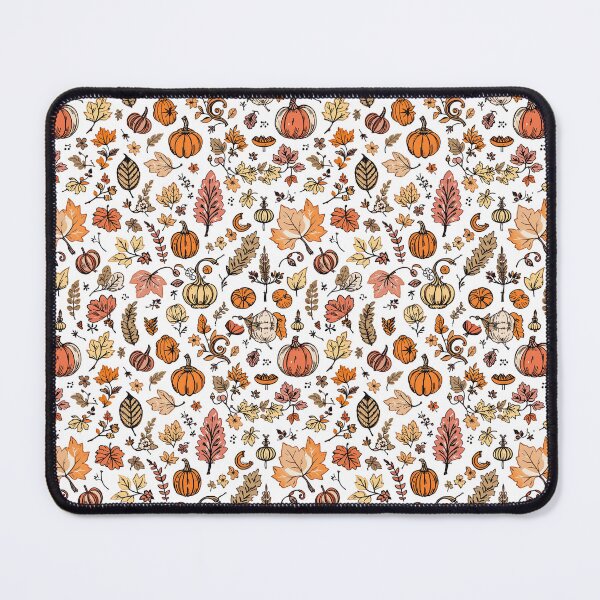 Item preview, An autumnal pattern design with pumpkins and leaves designed and sold by Merrylands Artshop.