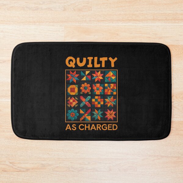 Item preview, QUILTED BLOCK QUILTY AS CHARGED designed and sold by BandM Jos-Wilias.