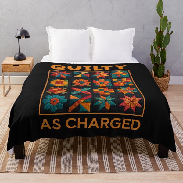 Item preview, QUILTED BLOCK QUILTY AS CHARGED designed and sold by aledfychan.