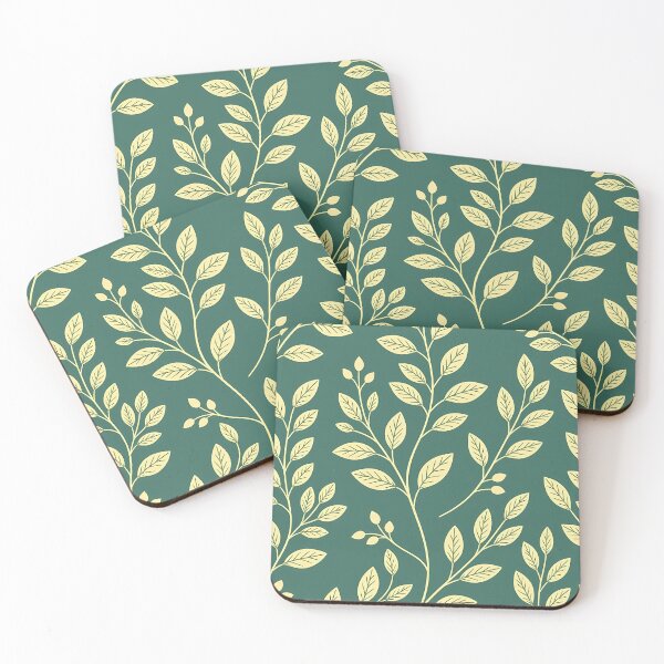 Item preview, Dark Green Theme, Botanical Leaves, Minimalist Modern Stylize, Repeated Texture Pattern (image size 8320x12480) designed and sold by Digital-Davinci.