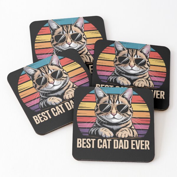 Item preview, Best Cat Dad Ever Fathers Day designed and sold by Veroniadic.