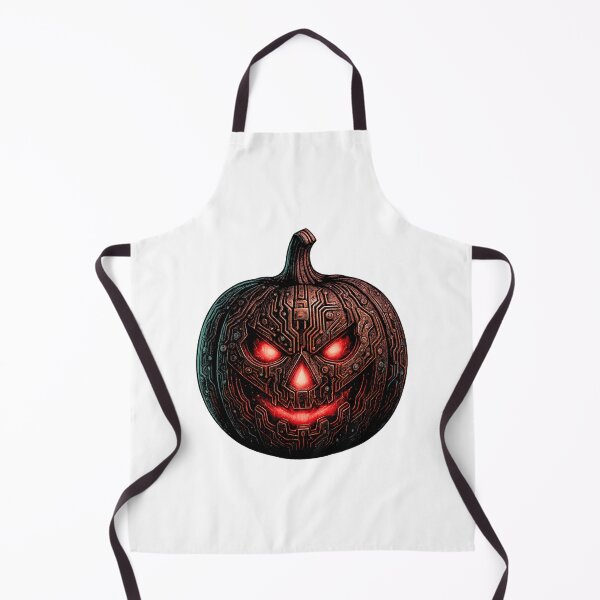 Item preview, Electrician Halloween — “Pumpkin Circuit” jack-o’-lantern in PCB lines with plug designed and sold by VibeOasis.