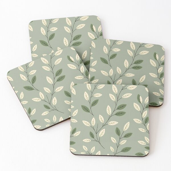 Item preview, Dark Green Theme, Botanical Leaves, Minimalist Modern Stylize, Repeated Texture Pattern (image size 8320x12480) designed and sold by Digital-Davinci.