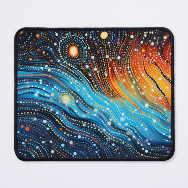Item preview, Aboriginal Inspired Dot Art - Ice and Lava Ways designed and sold by GrinGalore.