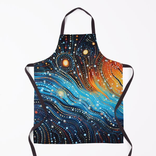 Item preview, Aboriginal Inspired Dot Art - Ice and Lava Ways designed and sold by GrinGalore.