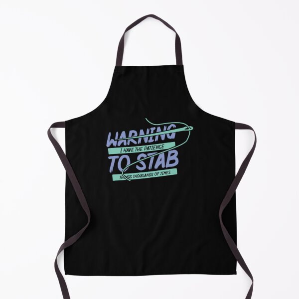 Item preview, Warning I Have The Patience To Stab Things Thousands Of Times  Cross Stitch Needlepoint  	 designed and sold by qlfoxvmvzla1.