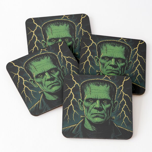 Item preview, Frankenstein’s Monster Classic Horror Vintage Artwork designed and sold by Retr0Tshirts.