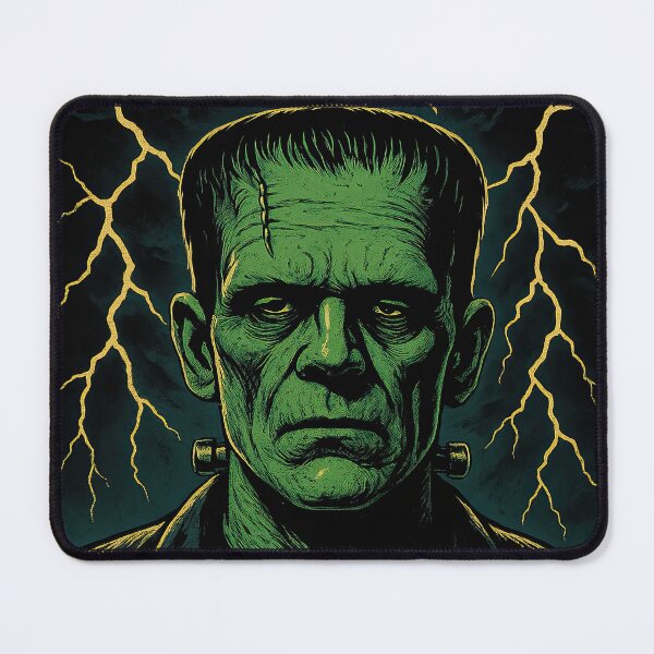 Item preview, Frankenstein’s Monster Classic Horror Vintage Artwork designed and sold by Retr0Tshirts.