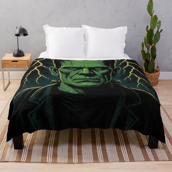 Item preview, Frankenstein’s Monster Classic Horror Vintage Artwork designed and sold by Retr0Tshirts.