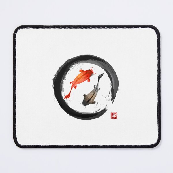Item preview, Japanese Koi Vintage Ink Shodo designed and sold by yvlbnapkwna38.