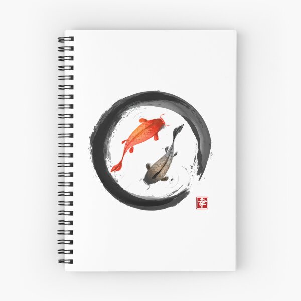 Item preview, Japanese Koi Vintage Ink Shodo  	 designed and sold by yvlbnapkwna38.