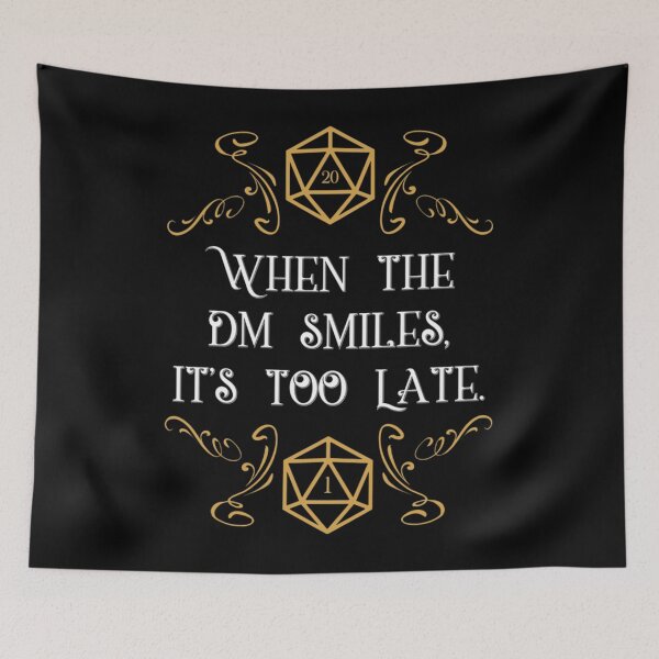 Item preview, When The Master Smiles Itamp;39;S Too Late 20 Sided Dice Essential 		 designed and sold by ywlcomxo55.
