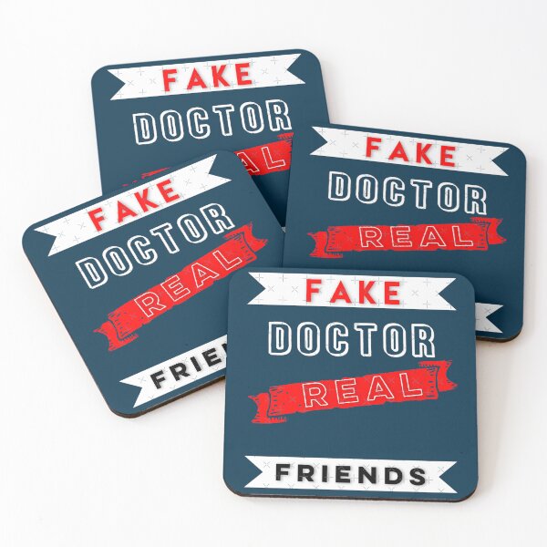 Item preview, FAKE DOCTOR REAL FRIENDS (3) designed and sold by CoreyMooret.