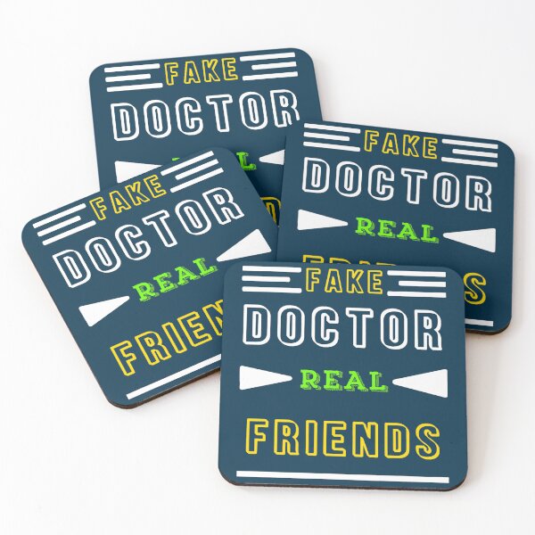 Item preview, FAKE DOCTOR REAL FRIENDS (4) designed and sold by CoreyMooret.