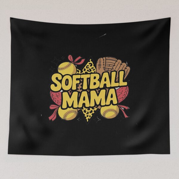 Item preview, Glitter Softball Game Day Softball designed and sold by Idarmotar.