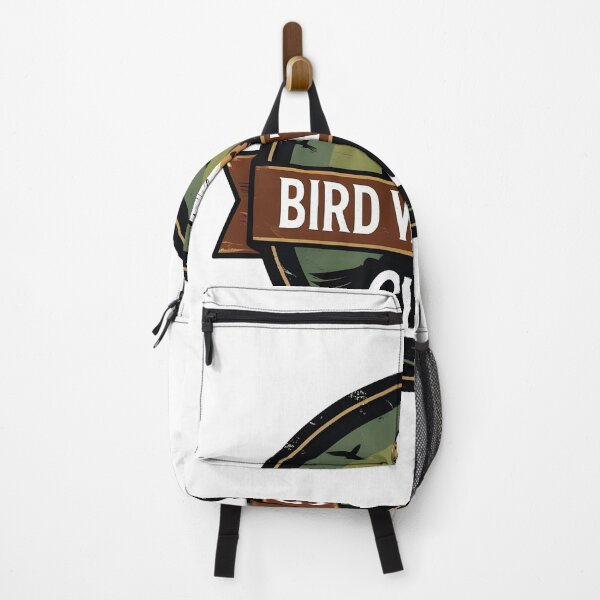 Item preview, Retro Vintage Bird Watching Club Badge – Hawk Emblem Logo Design designed and sold by NatureNookTees.