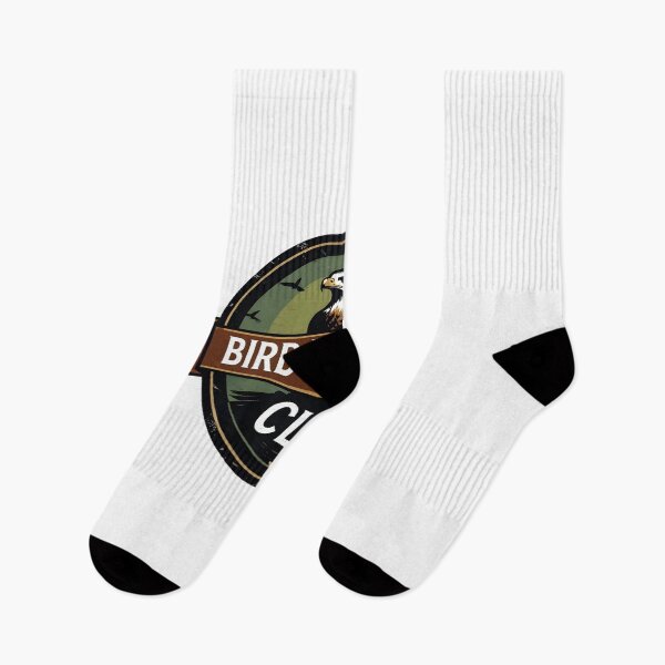 Item preview, Retro Vintage Bird Watching Club Badge – Hawk Emblem Logo Design designed and sold by NatureNookTees.