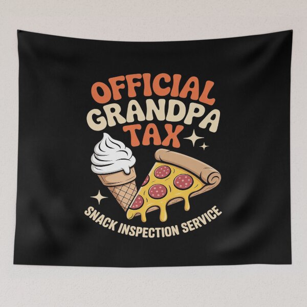 Item preview, Grandpa Tax Snack Inspection Service Funny Father's Day designed and sold by Jadiantukora.