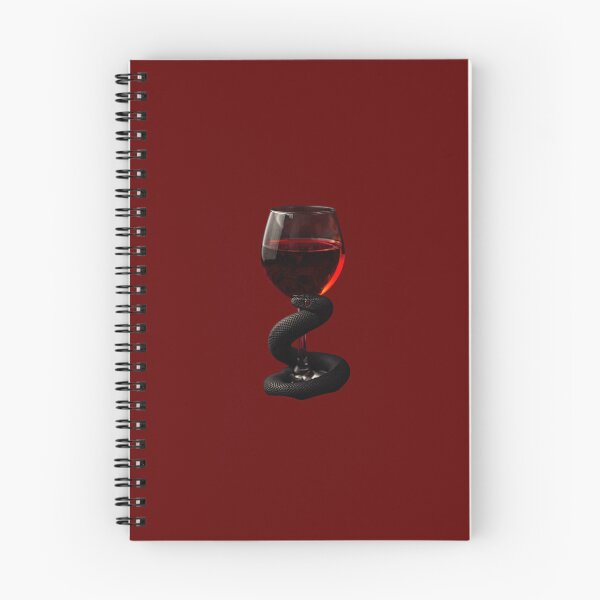 Item preview, Dark Gothic Wine Glass with Black Snake – Mysterious and Dramatic Digital Art designed and sold by PixelVibe782.