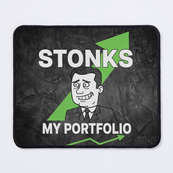 Item preview, When Your Portfolio Goes Up: STONKS! designed and sold by CadDesignerr.
