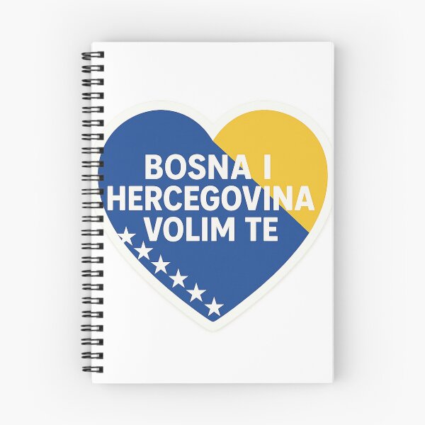 Item preview, Bosnia and Herzegovina Heart – "Volim Te" Love Design designed and sold by ZeMa-JA.
