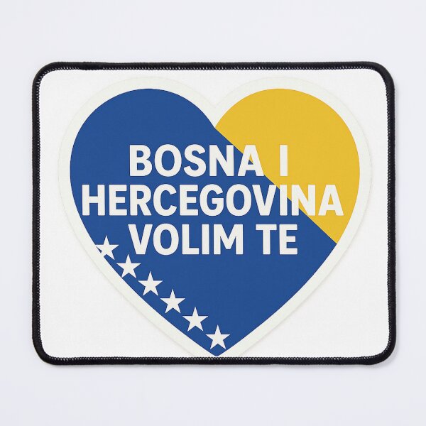 Item preview, Bosnia and Herzegovina Heart – "Volim Te" Love Design designed and sold by ZeMa-JA.