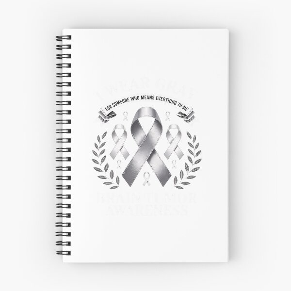 Item preview, Gray Awareness Ribbon - Gift for Brain Cancer Patients designed and sold by Jadiantukora.