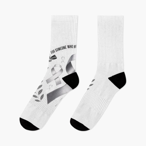 Item preview, Gray Awareness Ribbon - Gift for Brain Cancer Patients designed and sold by Jadiantukora.