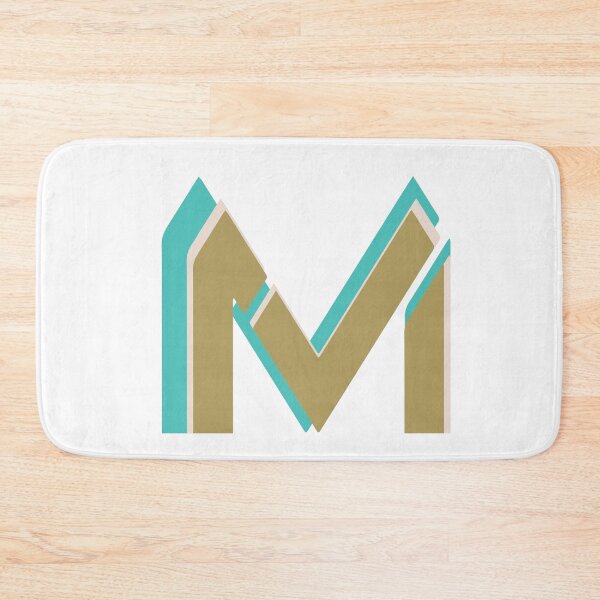Item preview, Elegant Letter M Monogram Typography Art designed and sold by Happyfreedom.