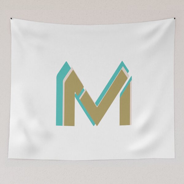 Item preview, Elegant Letter M Monogram Typography Art designed and sold by Happyfreedom.