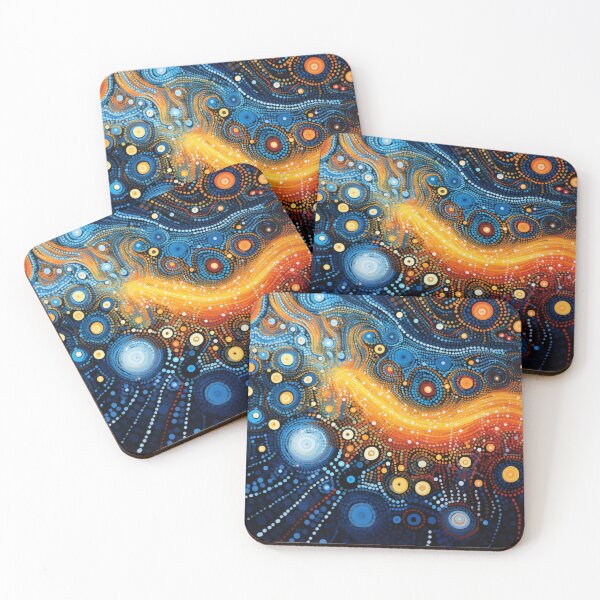 Item preview, Aboriginal Authentic Art - With Lava Main Stream designed and sold by GrinGalore.