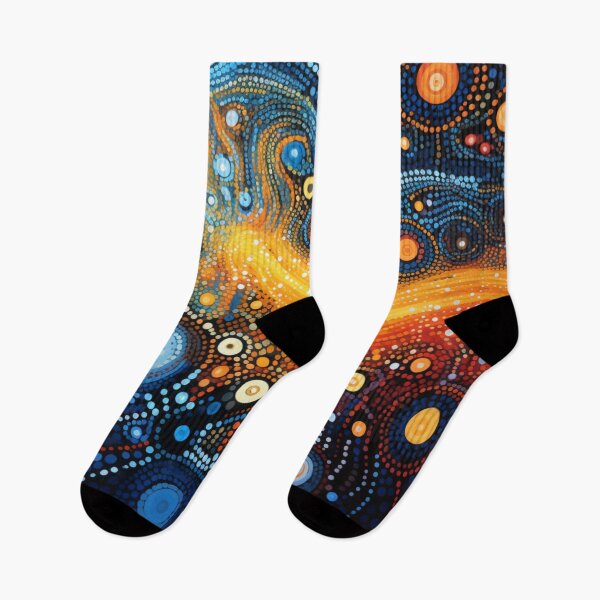 Item preview, Aboriginal Authentic Art - With Lava Main Stream designed and sold by GrinGalore.