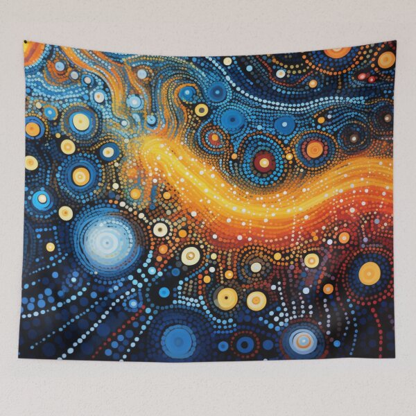 Item preview, Aboriginal Authentic Art - With Lava Main Stream designed and sold by GrinGalore.