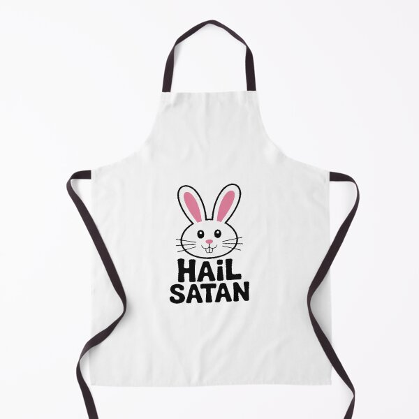 Item preview, Hail Satan Cute Satanistic Rabbit Death Metal designed and sold by Jadiantukora.