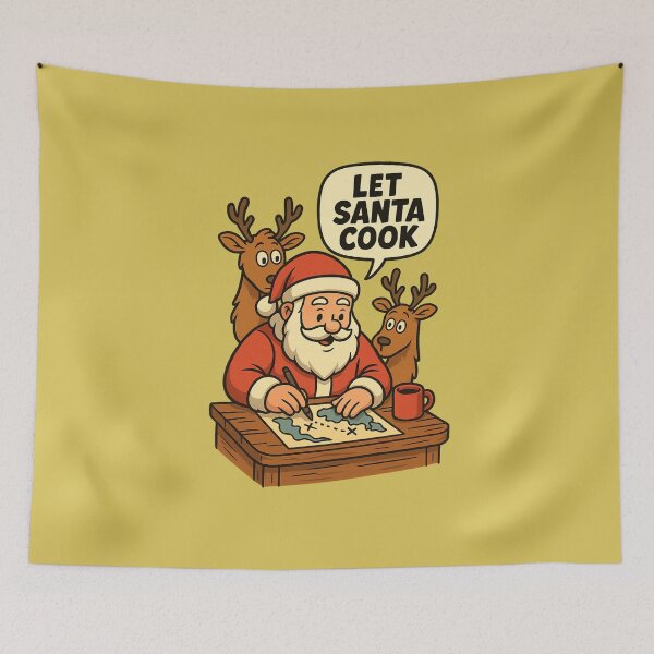 Item preview, Santa Claus Meme Let Santa Cook designed and sold by Meandmyshop.