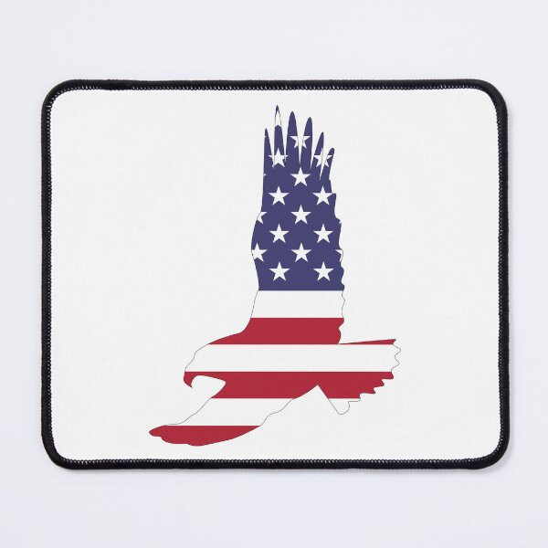 Item preview, Bald eagle with USA flag designed and sold by PET-SHIRTS.