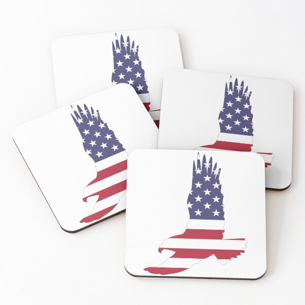 Item preview, Bald eagle with USA flag designed and sold by PET-SHIRTS.