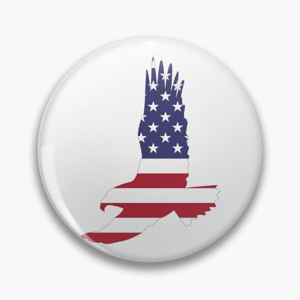 Item preview, Bald eagle with USA flag designed and sold by PET-SHIRTS.