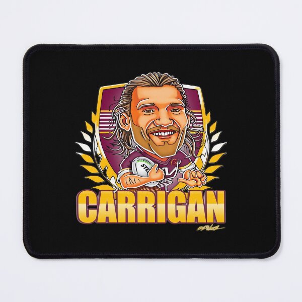 Item preview, Patty Carrigan Cartoon design - Brisbane Broncos NRL designed and sold by fakioenmi.