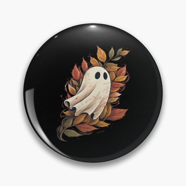 Item preview, Halloween fall Ghost boho  girly Pink Pumpkin designed and sold by Jadiantukora.
