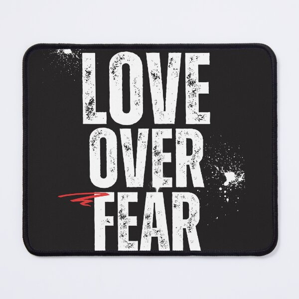 Item preview, Love Over Fear Bold Type designed and sold by LinaDesign Store.